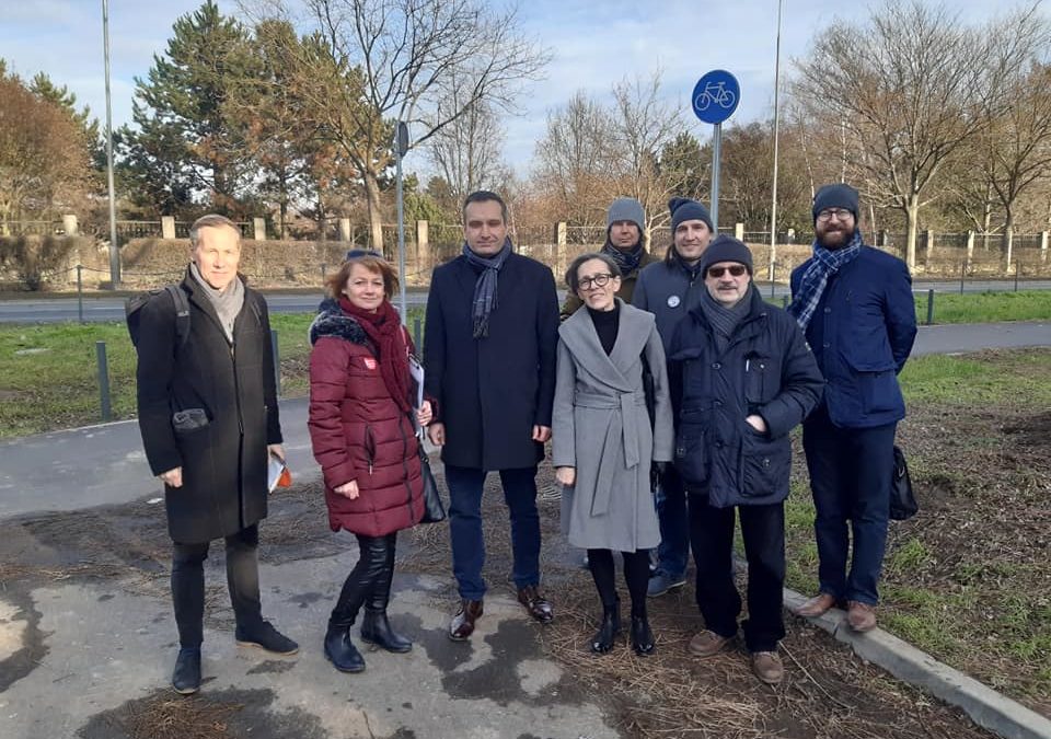 Zdjęcie Członków Rady Ogrody z Zastępcą Prezydenta m. Poznań