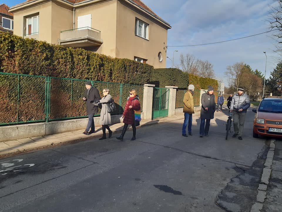 Zdjęcie Członków Rady Ogrody z Zastępcą Prezydenta m. Poznań