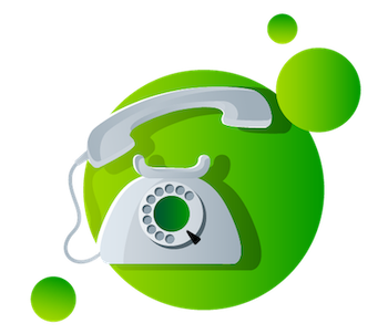 rysunek dzwoniącego telefonu