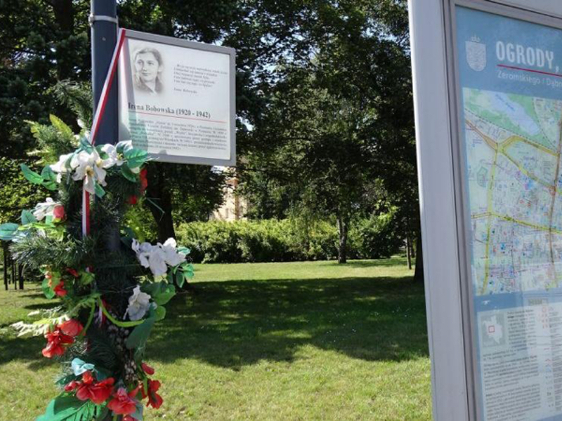 Skwer Ireny Bobowskiej Poznań Ogrody