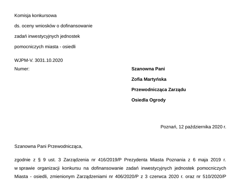 ul. Radosna Poznań Ogrody