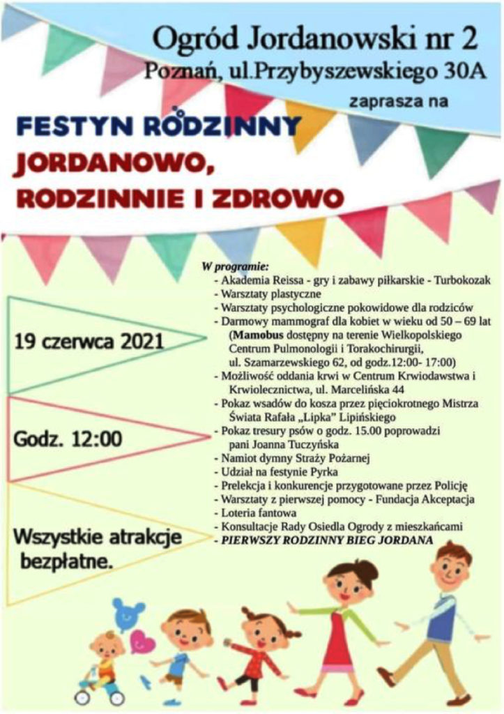 Rada Osiedla Osiedle Ogrody Poznań Festyn Rodzinny plakat