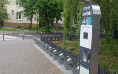 Nowa stacja rowerowa przy SP. nr 70 na ul. Pięknej