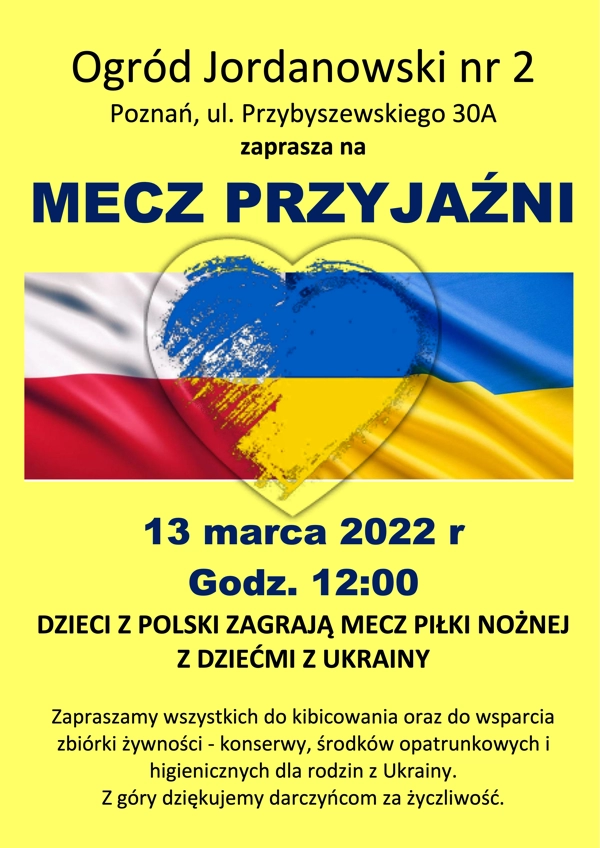 Rada Osiedla Ogrody mecz Plakat