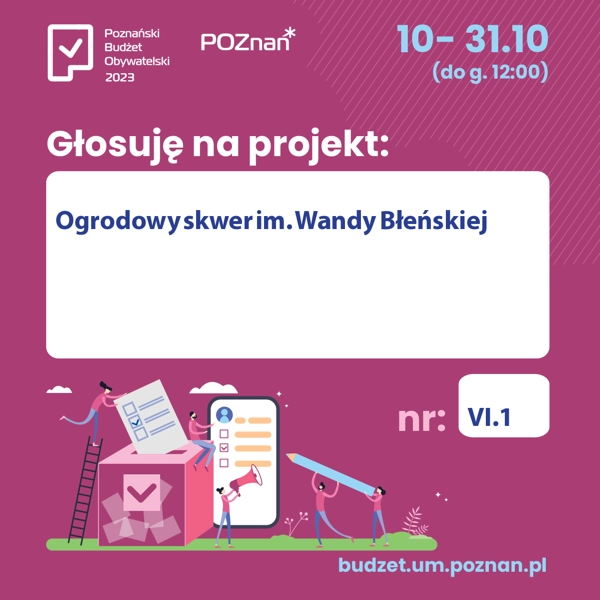 PBO 2023 Ogrodowy skwer im. Wandy Błeńskiej