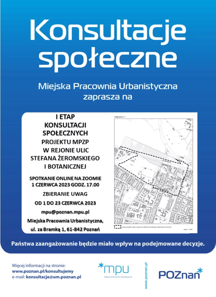 I etap konsultacji plakat