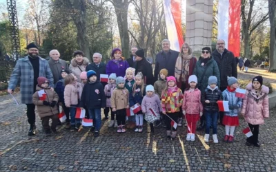 Relacja z obchodów Święta Niepodległości 2023 na Cmentarzu Nowina 2023
