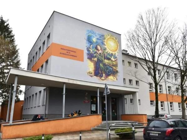 Mural na szkole Ogrody Poznań