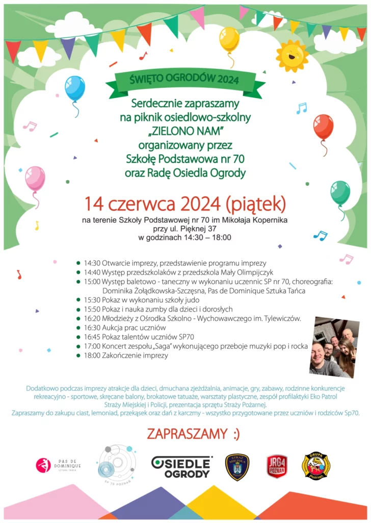 Osiedle Ogrody Poznań Festyn Ogrodowy 2024